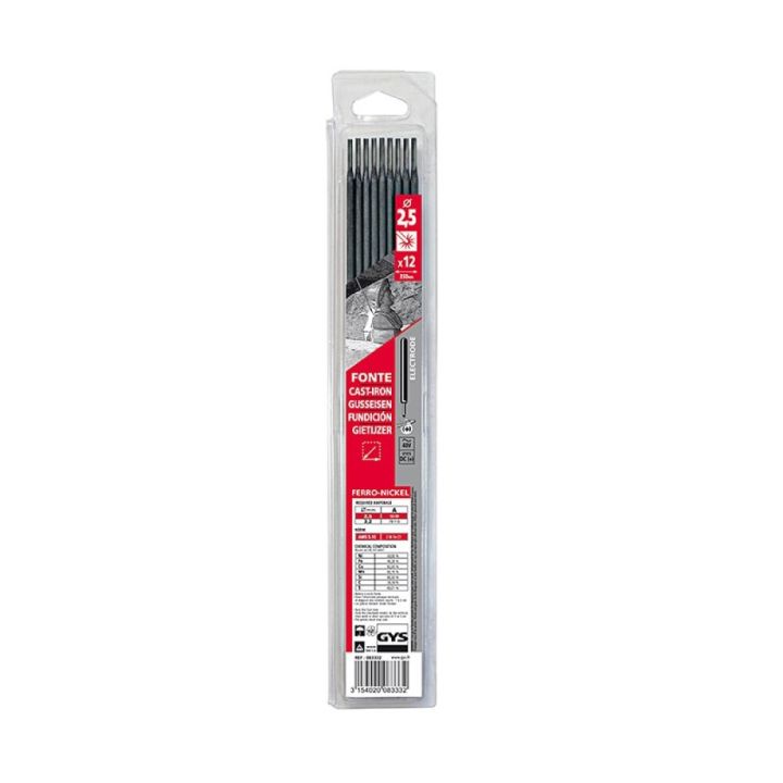 Valuraudan hitsauspuikko Gys 2,5 mm 12 kpl
