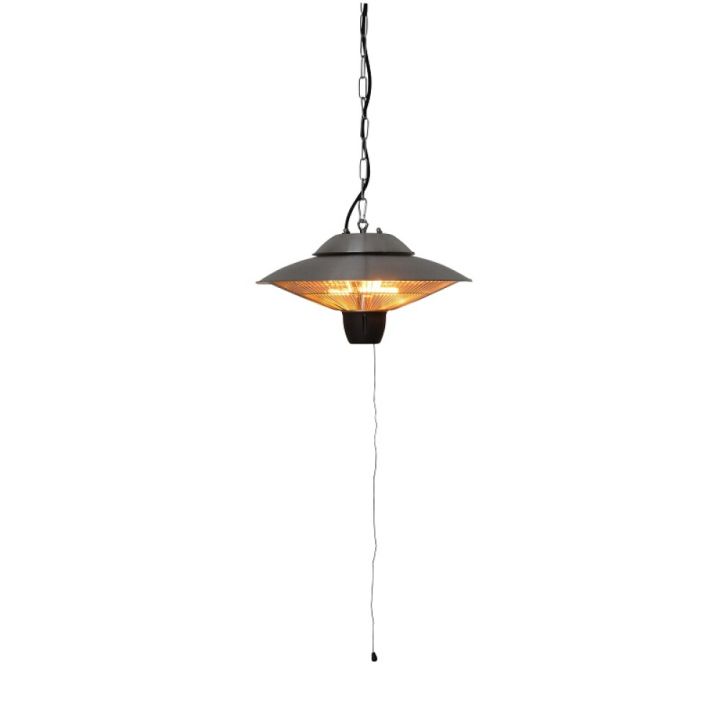 Terassilämmitin ja -valaisin Termo Verona 600-1500 W IP24 teräs