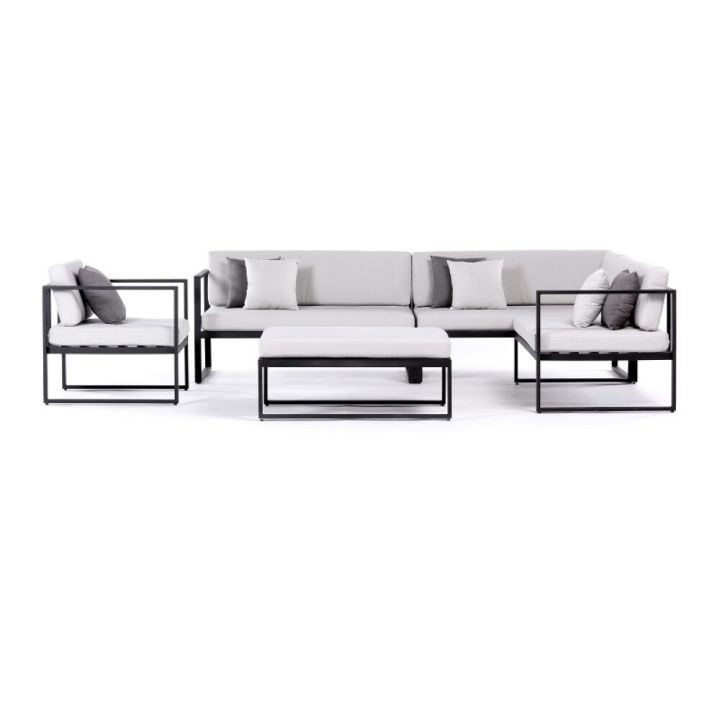 Kulmasohvaryhmä Sensum Skepparholmen musta