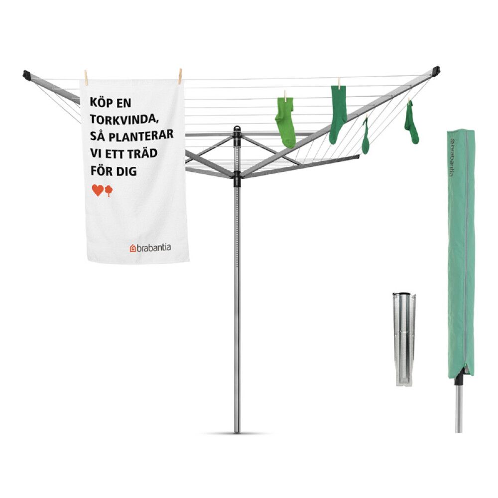 Pyykinkuivausteline Brabantia Lift-O-Matic 50 m
