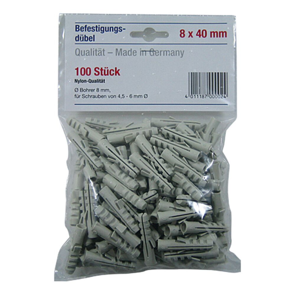 Tulppa 8 x 40 mm 100 kpl/pkt