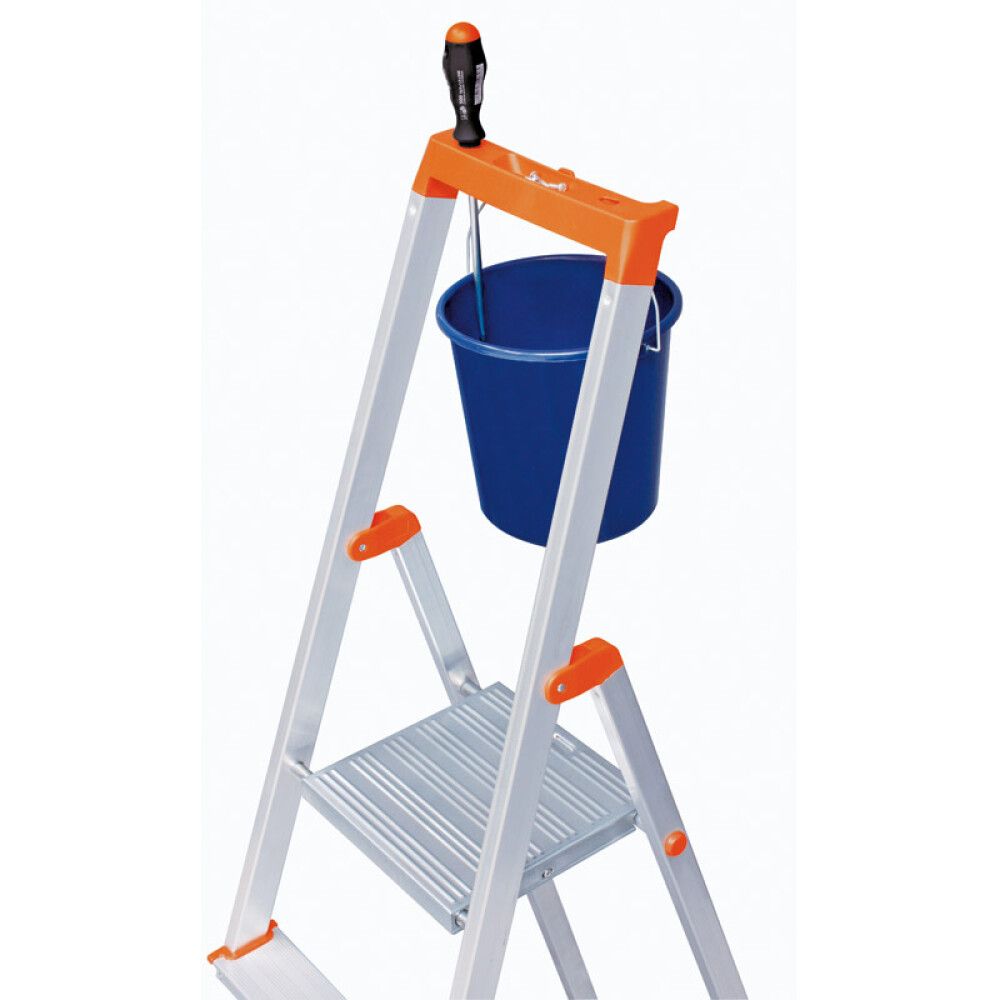 Taloustikkaat Krause Alumiini 4-askelmaiset 2,85 m