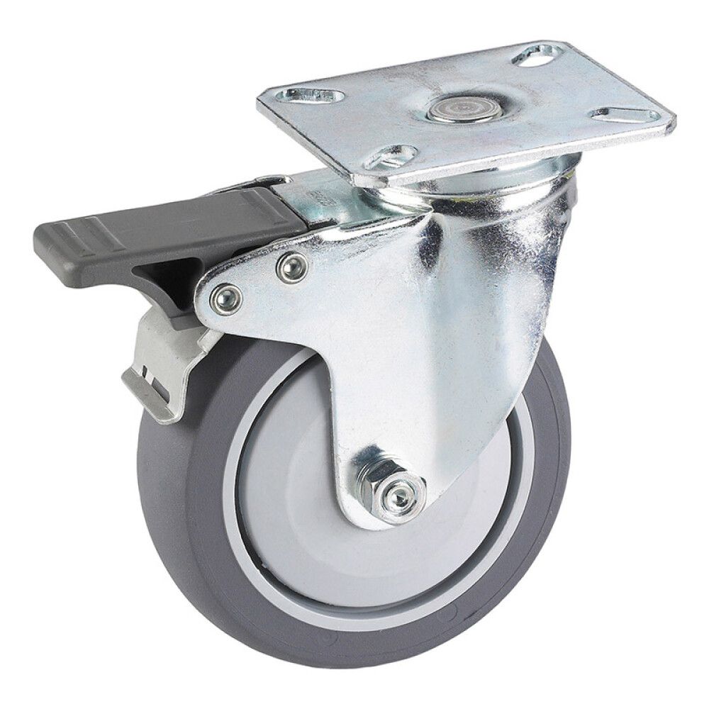 Kalustepyörä Stabilit Ø 50 x 19 mm, levy 60 x 60 mm