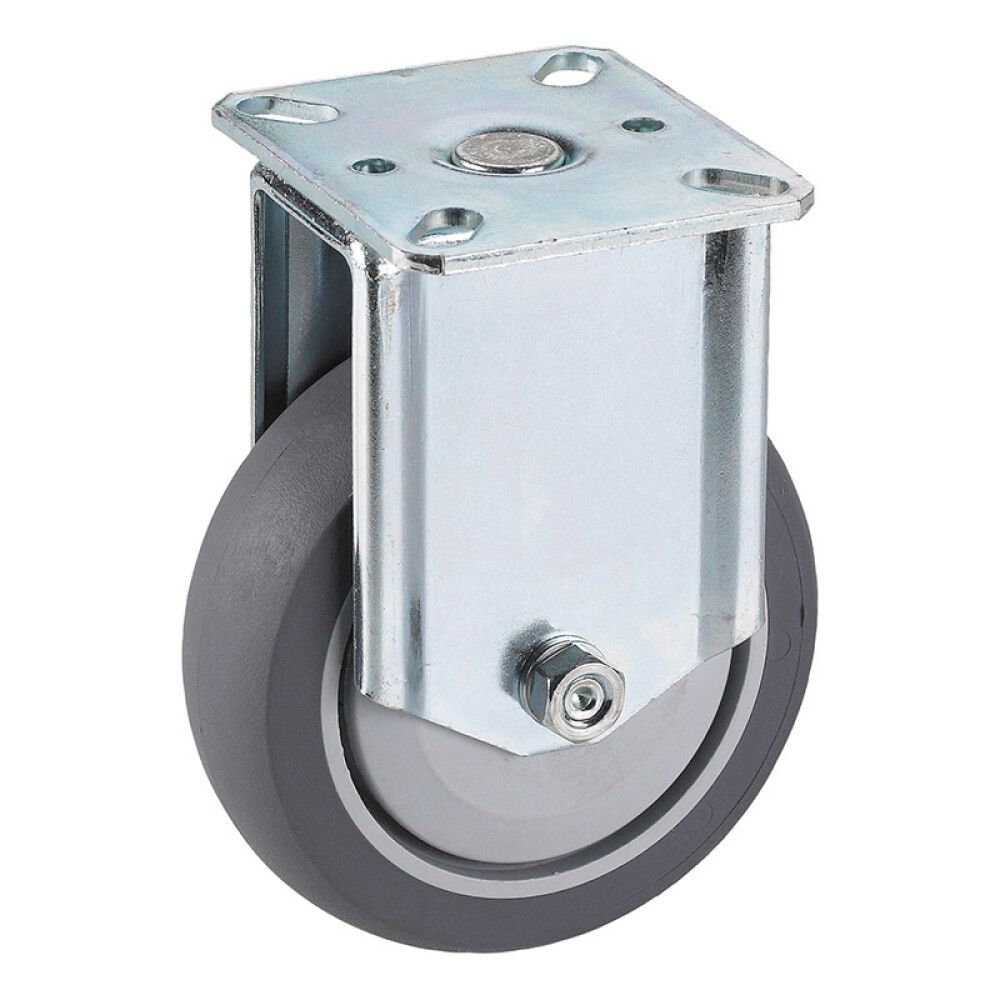 Kalustepyörä Stabilit Ø 50 x 19 mm, levy 55 x 55 mm