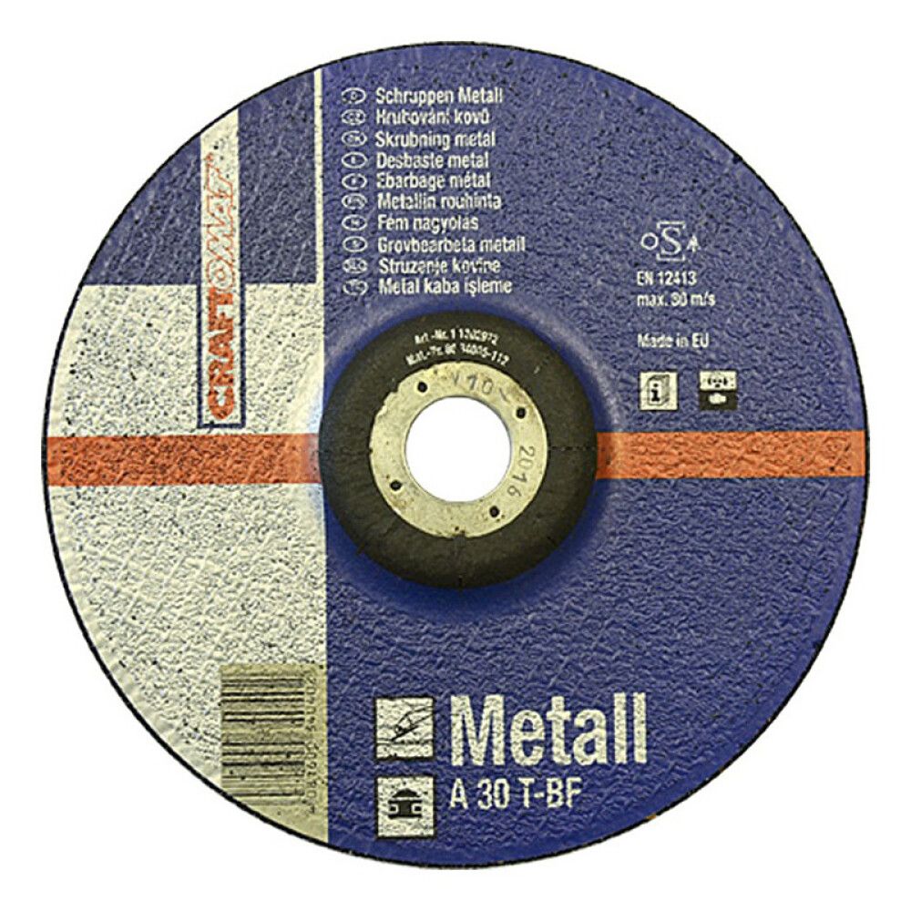 Hiontalaikka Craftomat Metalli A 30 T-BF 180 x 6 x 22 mm