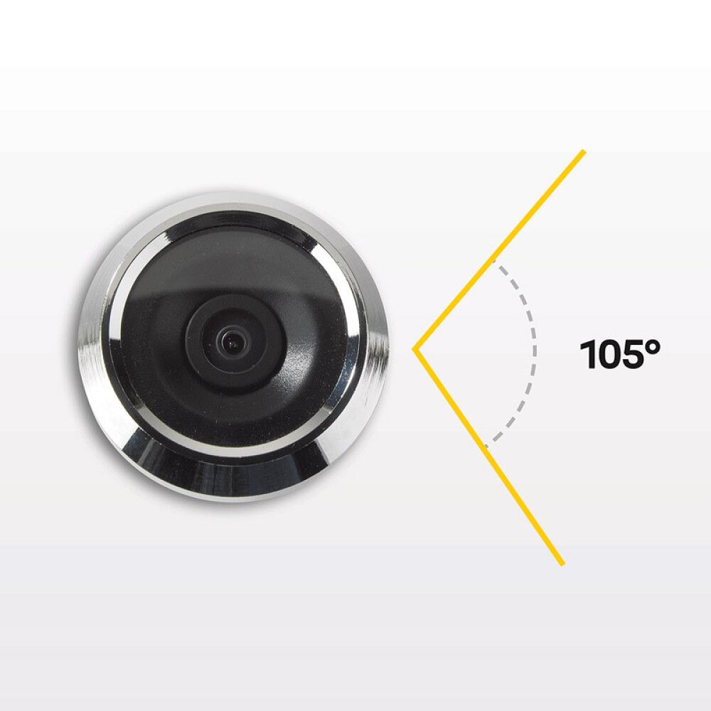 Digitaalinen Ovisilmä Yale Doorman Hopea