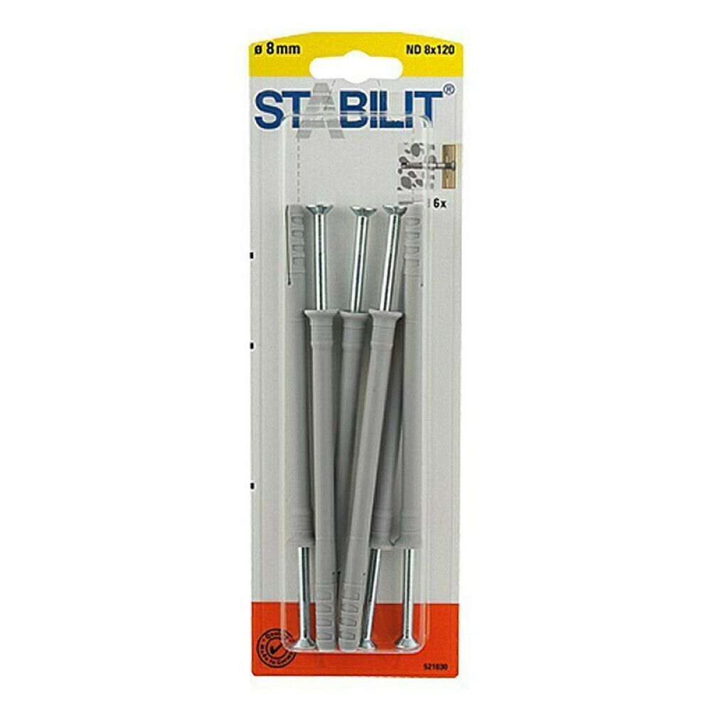 Naulatulppa Stabilit ND 8 x 120 mm 6 kpl/pkt