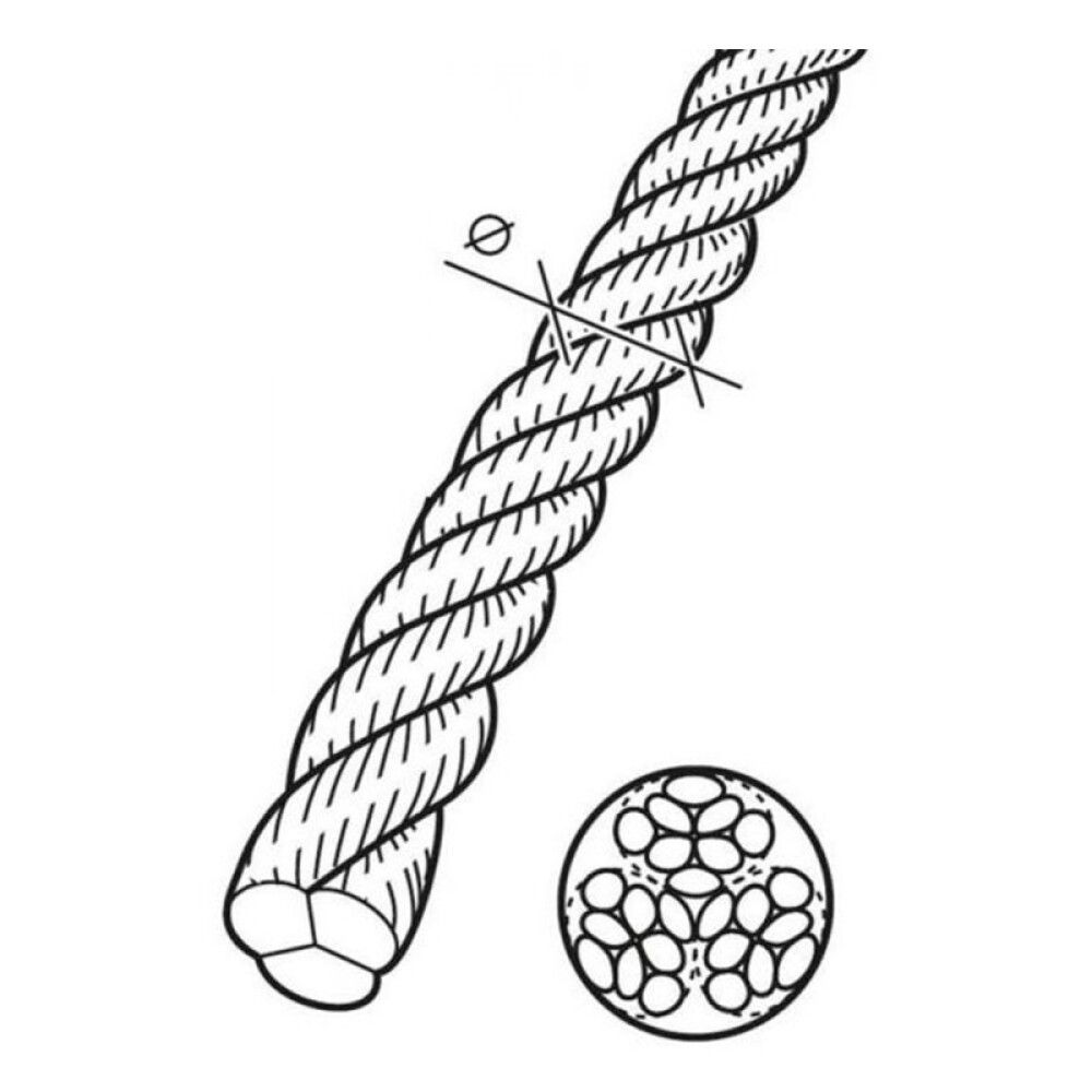 Kaideköysi Stabilit Polypropeeni Antrasiitti 30 mm (per metri)