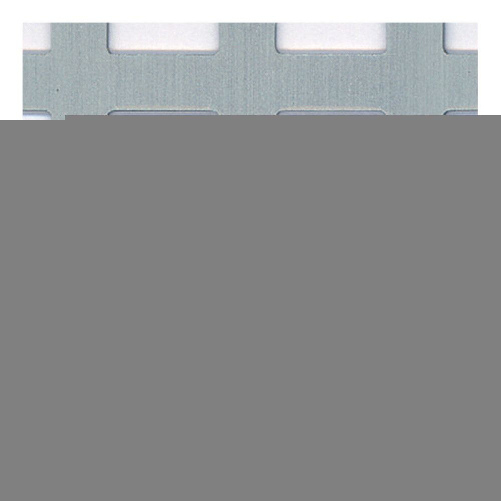 Reikäpelti Kantoflex Alumiini Anodisoitu 10 x 10 mm 500 mm 250 mm