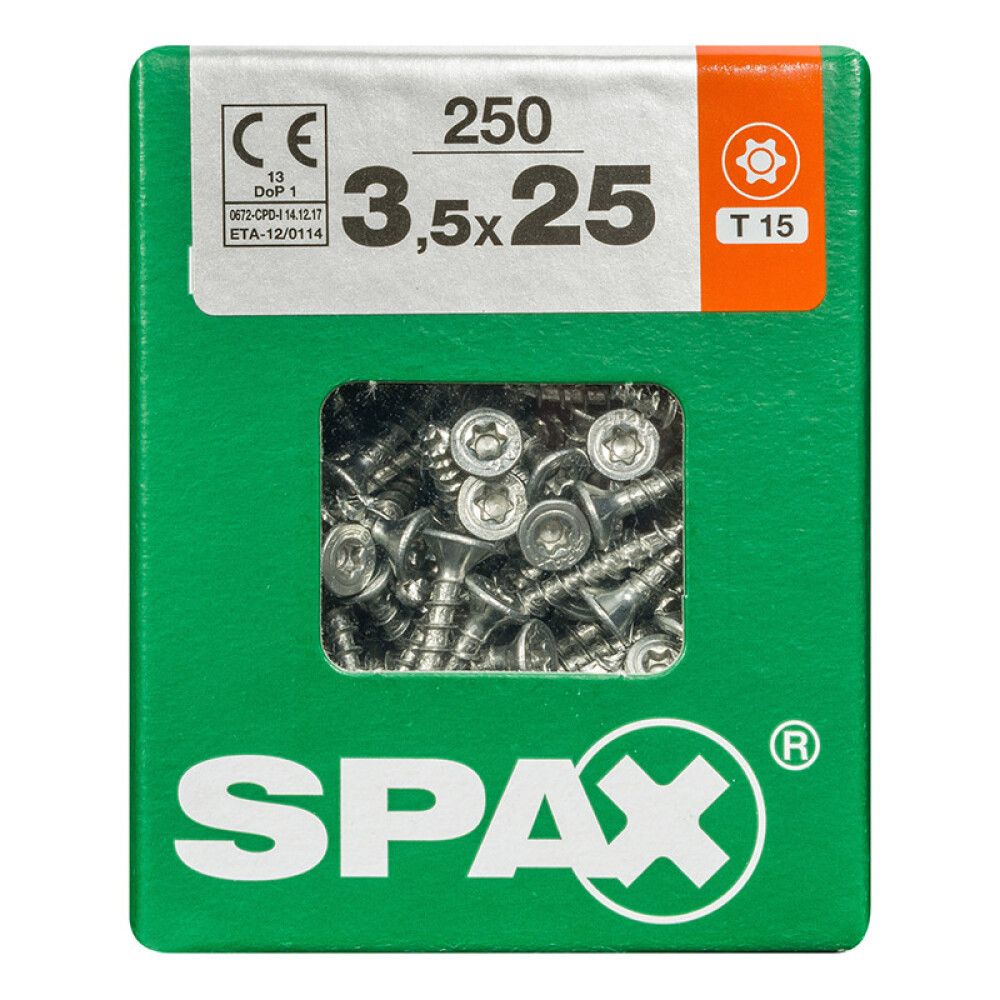 Ruuvi TRX WIROX Spax 3,5X25 L 250 KPL