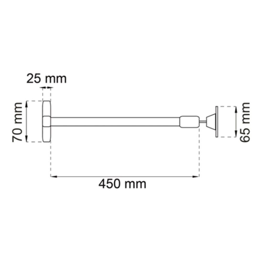 Aukipitolaite Habo 1630 harmaa
