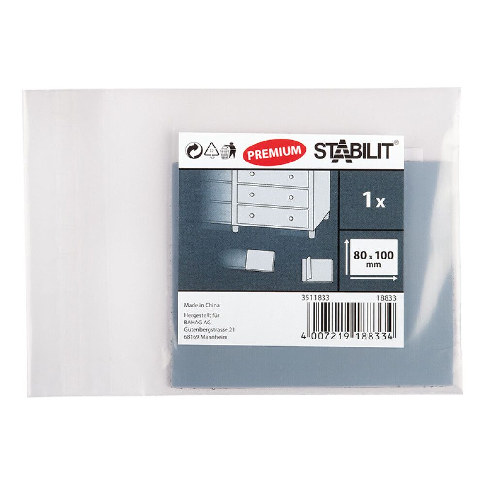 Huonekalutassu Stabilit Easy-Glider 80 x 80 mm 1 kpl/pkt