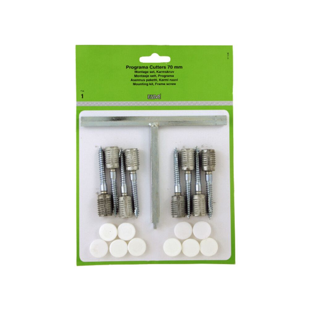 Asennus Paketti Karmiruuvi Essve 70mm