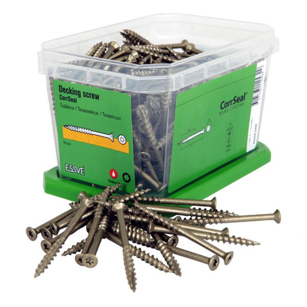 Terassiruuvi Essve Classic TX20 4,5 x 55 mm 250 Kpl