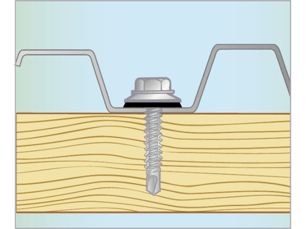 Kateruuvi Essve 4,8 x 35 (250) Punainen
