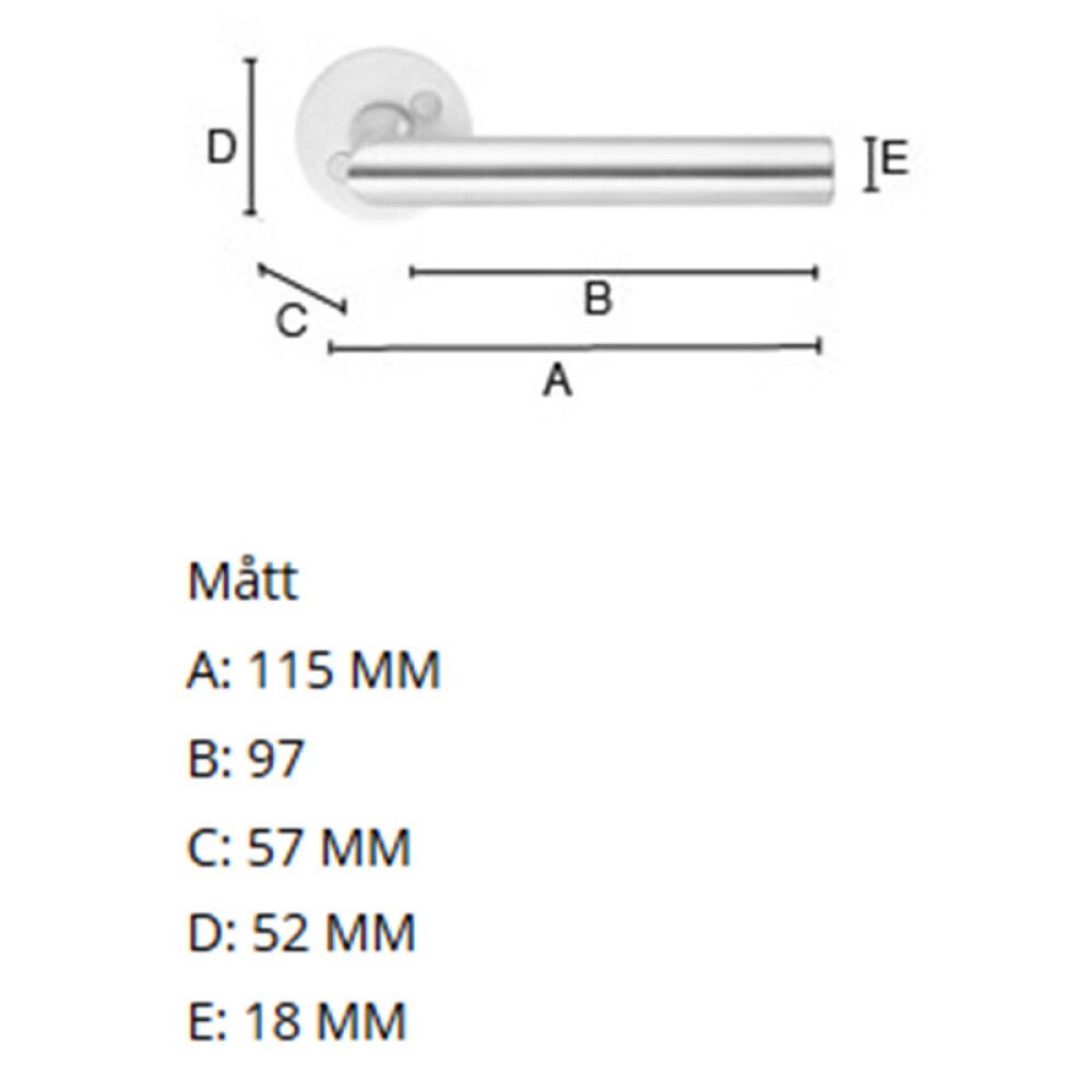 Väliovenpainike Beslagsboden B236SNS Harjattu RST