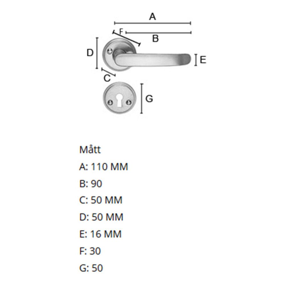 Väliovenpainike Beslagsboden SPAR B249PNS  Kiillotettu Messinki-PVD