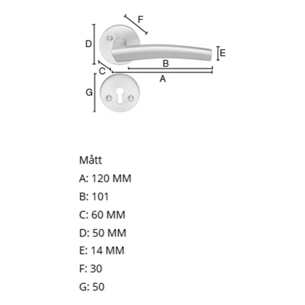 Väliovenpainike Beslagsboden Design