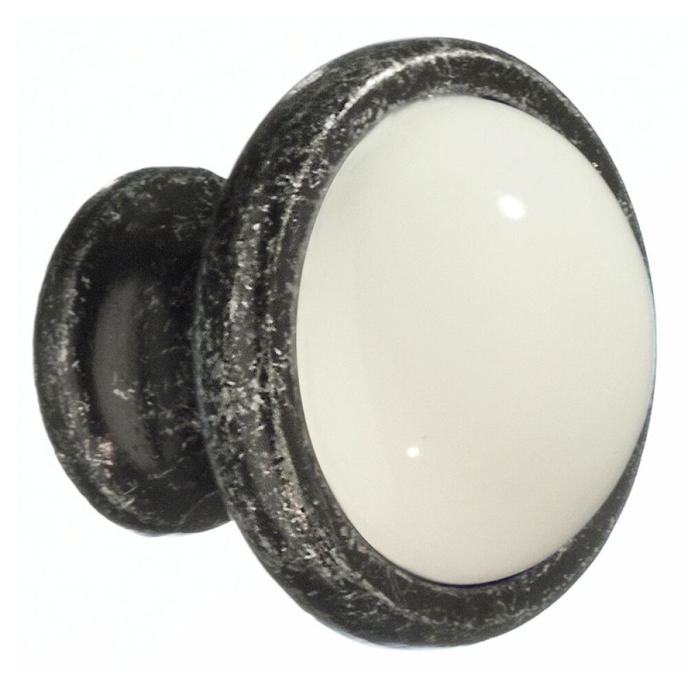 Nuppi Beslagsboden Tradition BG430 38 mm Tina/posliini