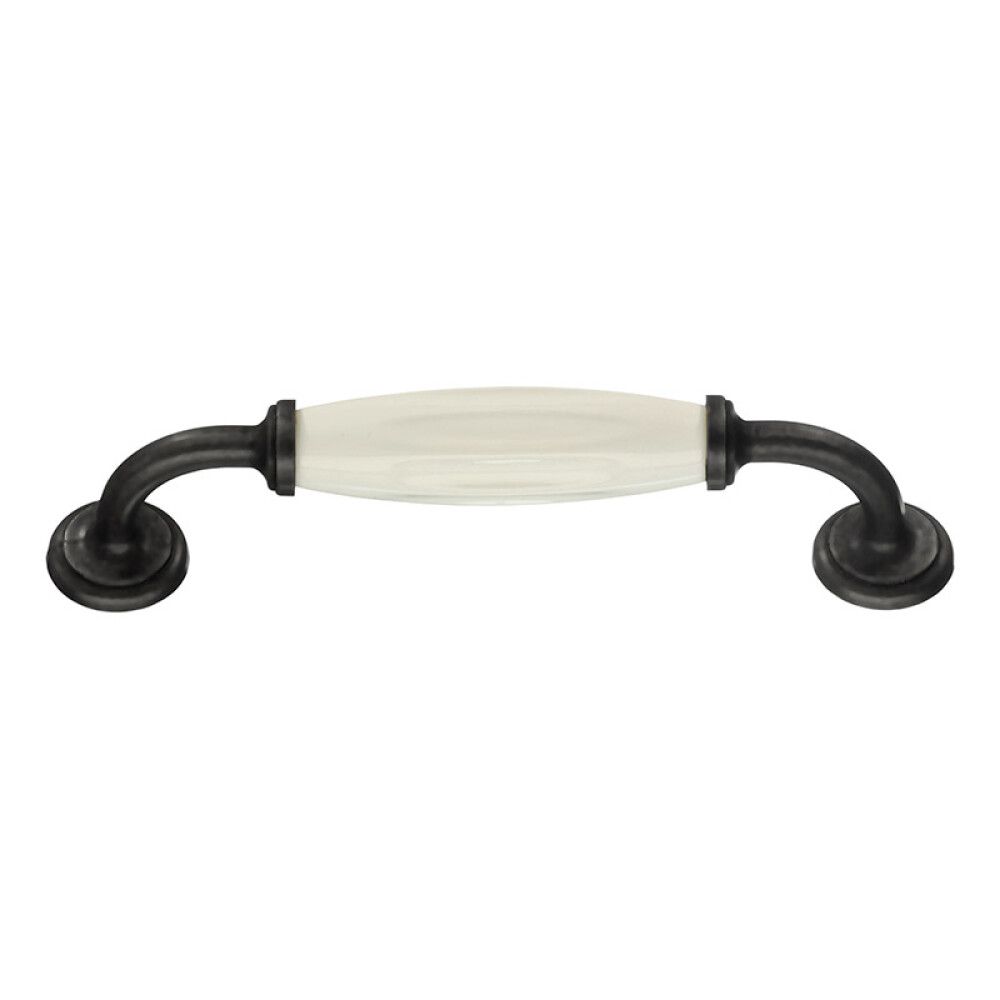 Kalustevedin Beslagsboden Tradition BB6291 128 mm Musta/valkoinen