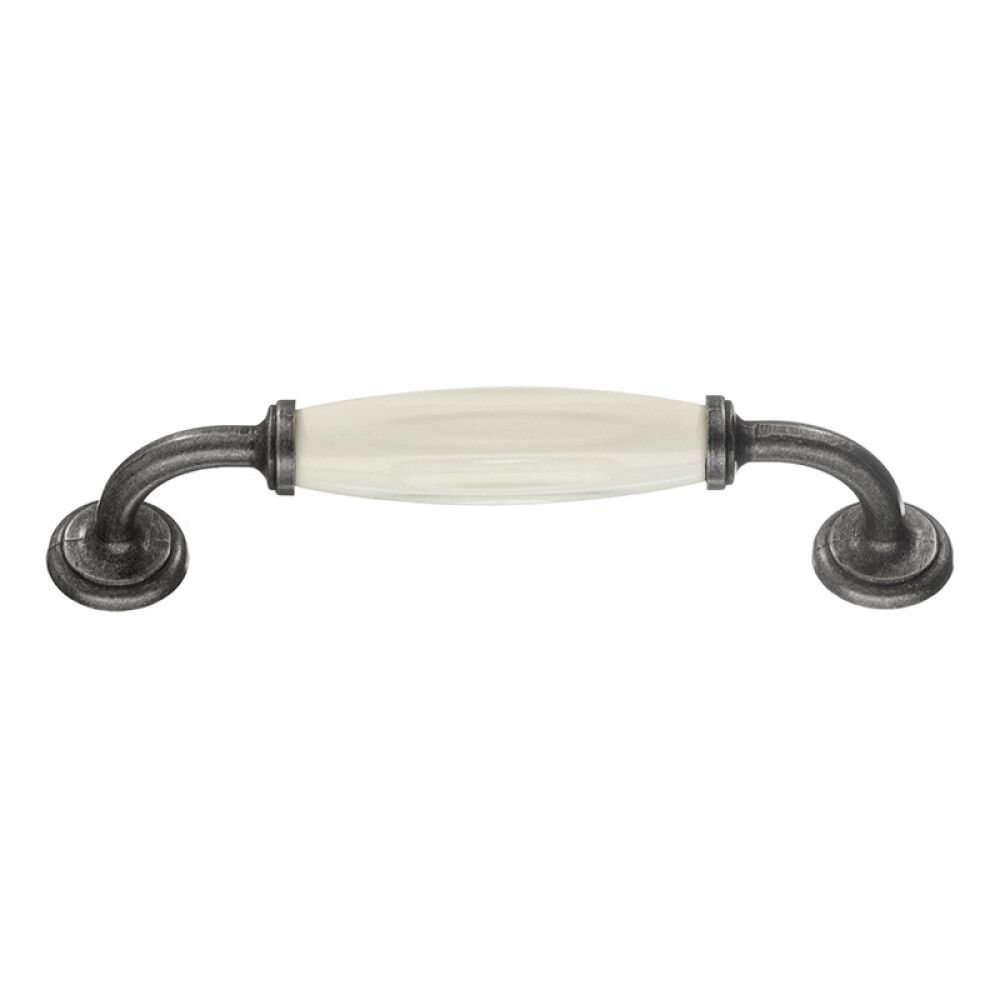 Kalustevedin Beslagsboden Tradition BG6291 128 mm Tinattu/valkoinen