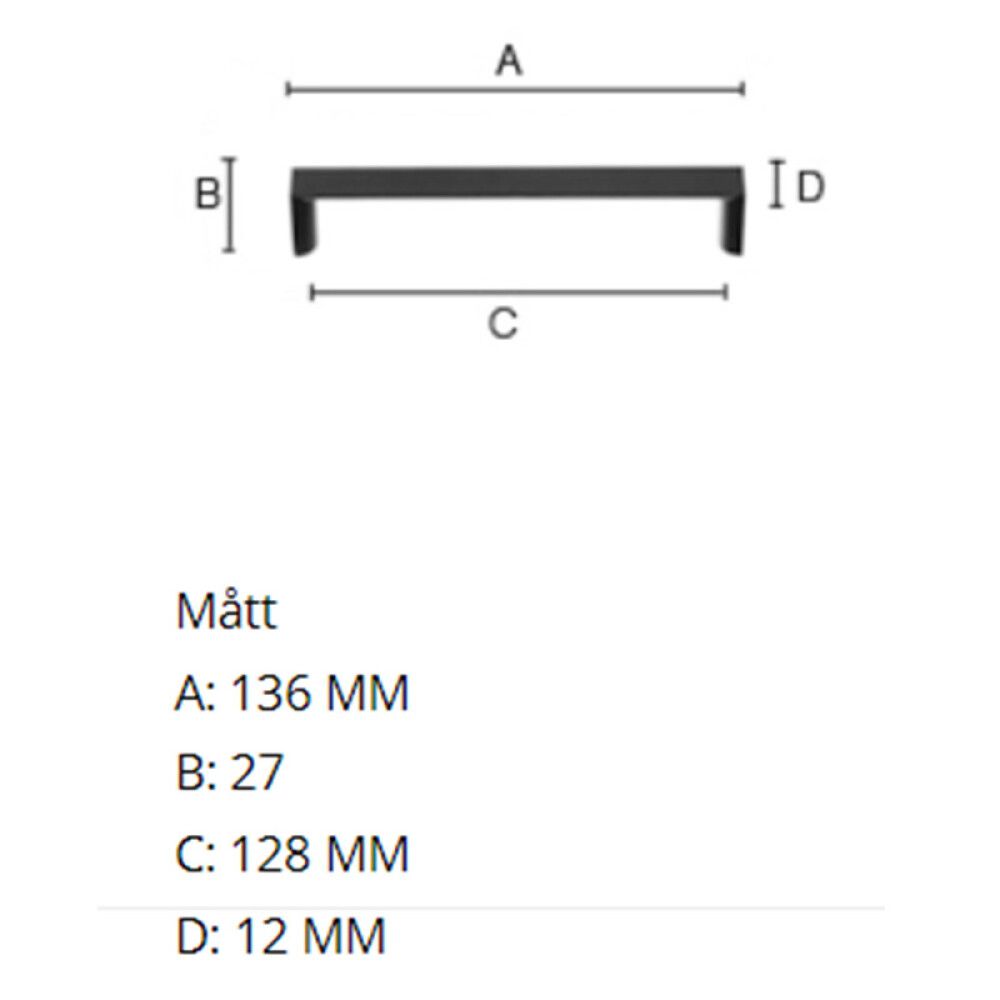 Kalustevedin Beslagsboden BB6171 Mattamusta