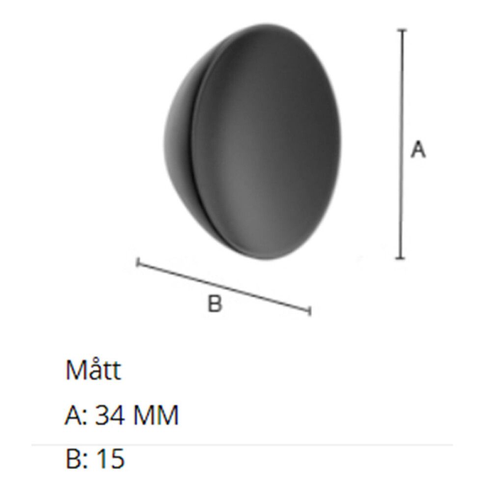 Nuppi Beslagsboden BB464 Mattamusta