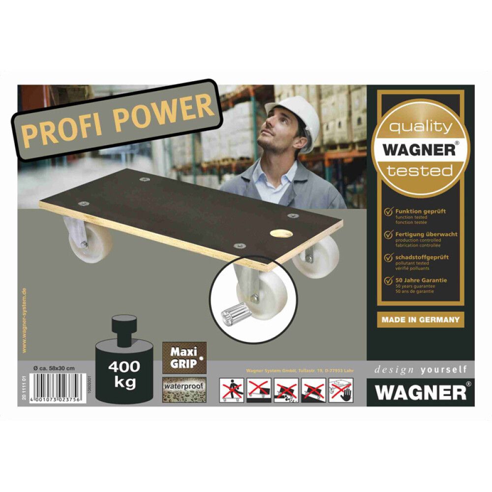 Kuljetusalusta MM 1111 57,5 x 30 cm 400 kg