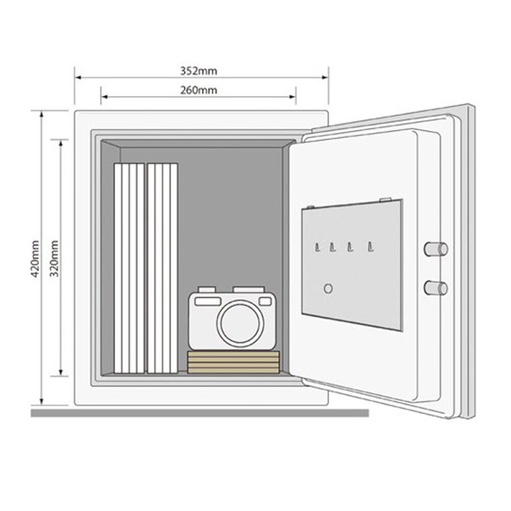 Paloturvakaappi Yale YFM/420