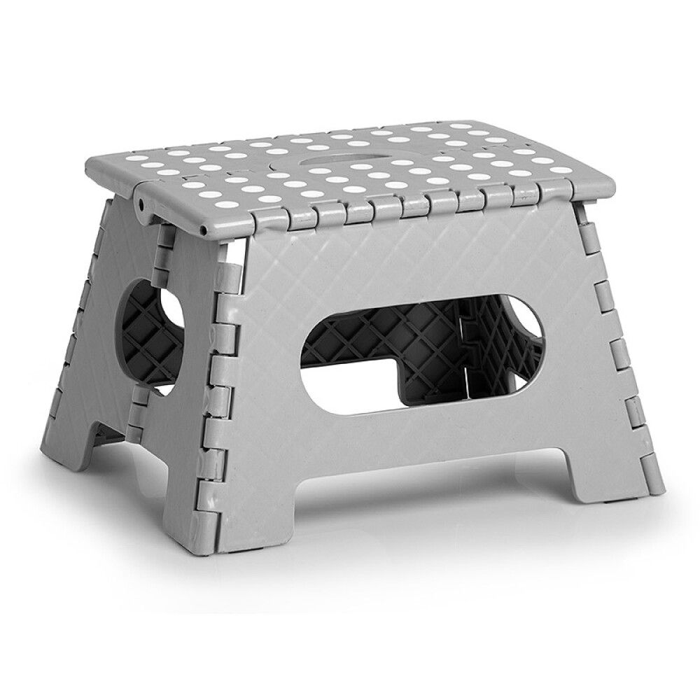 Taittojakkara Zeller 35 x 28 x 22 cm harmaa