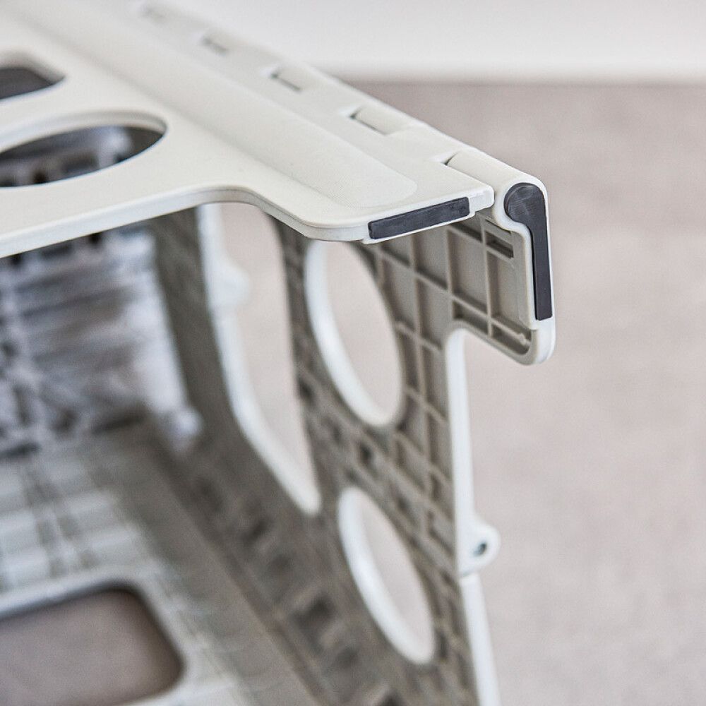 Taittojakkara Zeller 35 x 28 x 22 cm harmaa