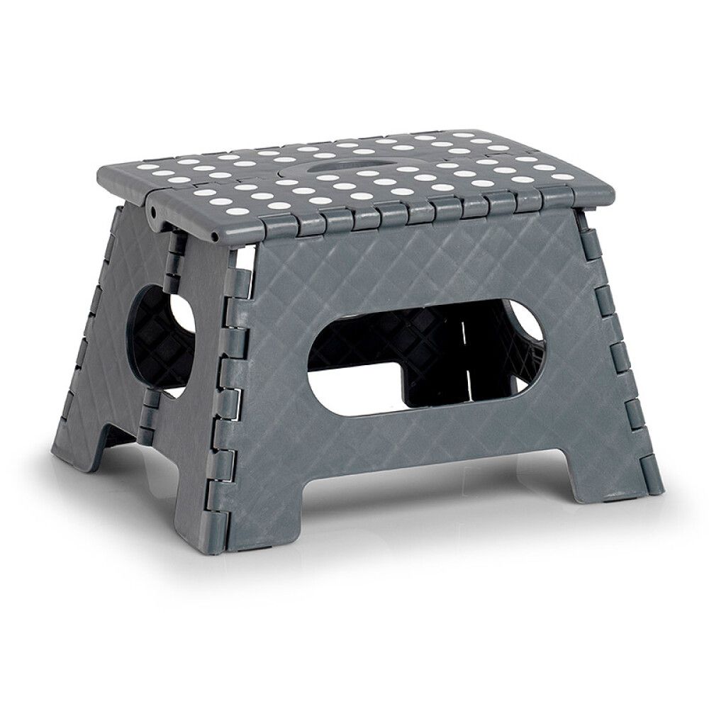 Taittojakkara Zeller 35 x 28 x 22 cm antrasiitti