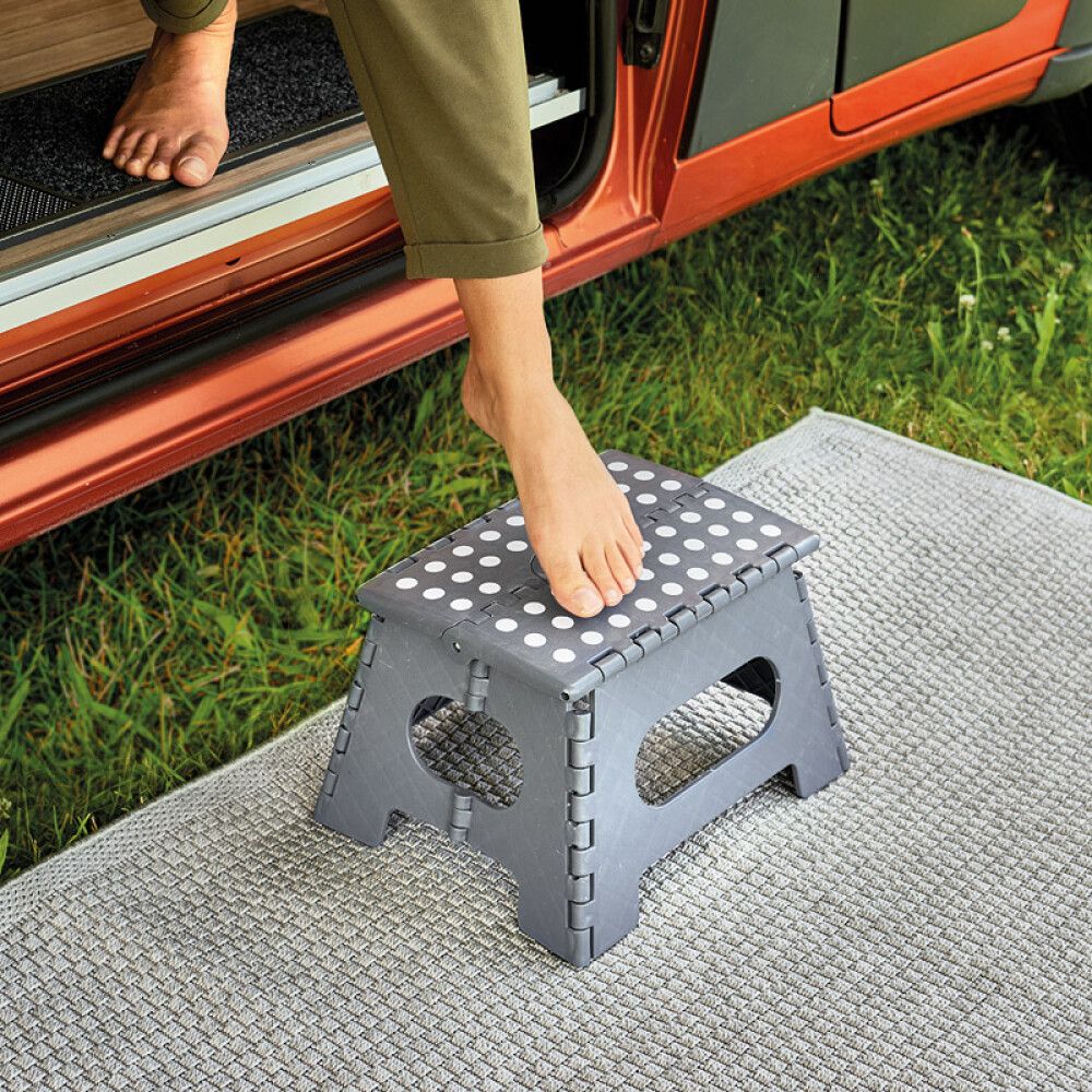 Taittojakkara Zeller 35 x 28 x 22 cm antrasiitti