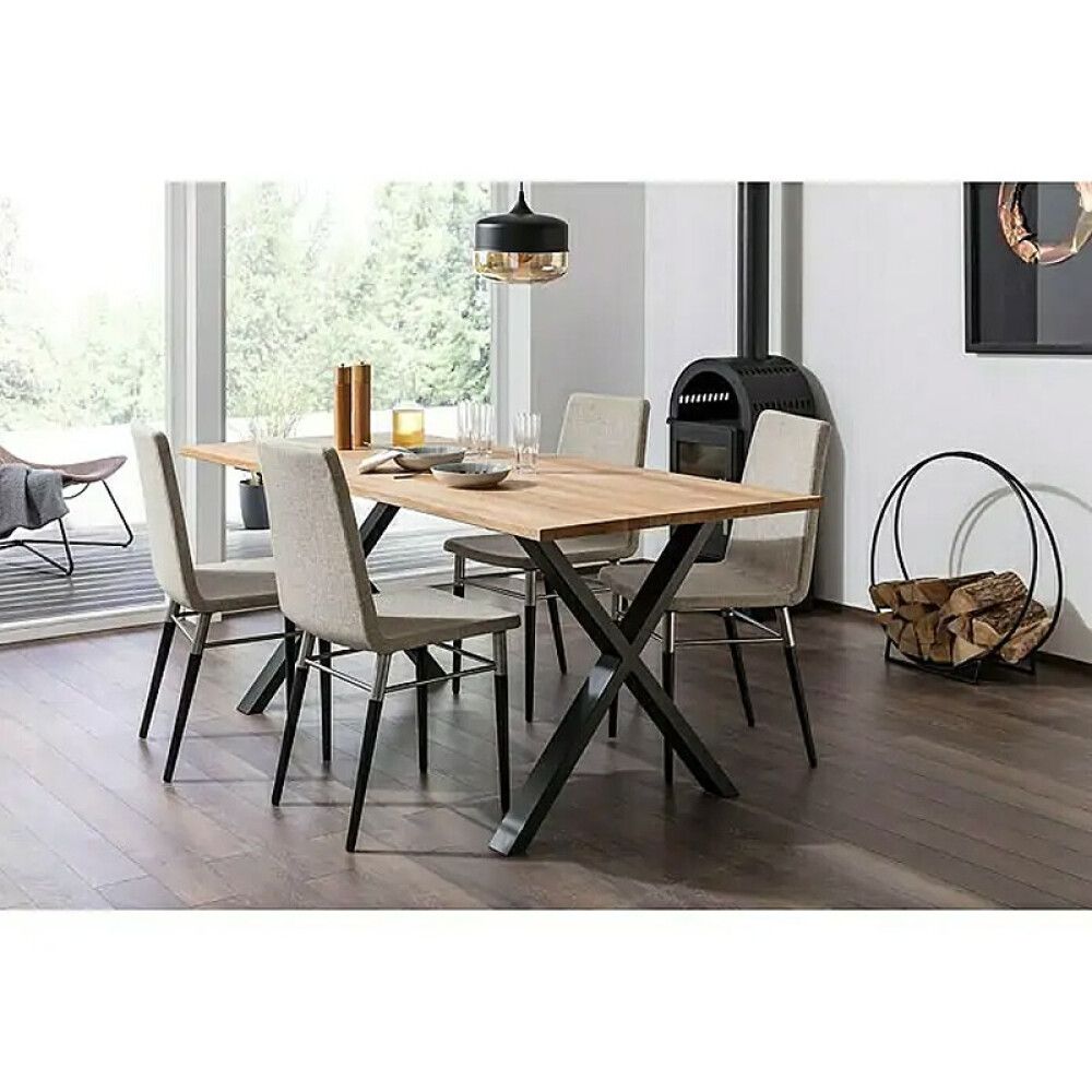 Pöydänjalat Pur Iternal Black Edition X-malli 2 kpl