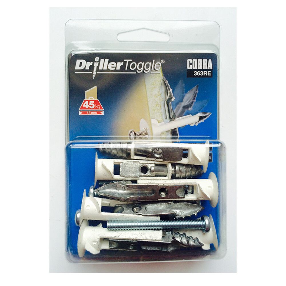 Kipsilevytulppa 5 x 50 mm 6 kpl