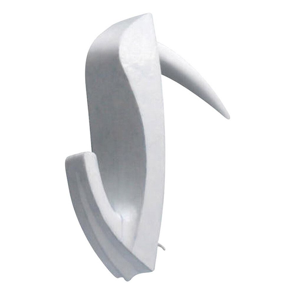 Kuvakoukku naulalla valkoinen 4 kpl