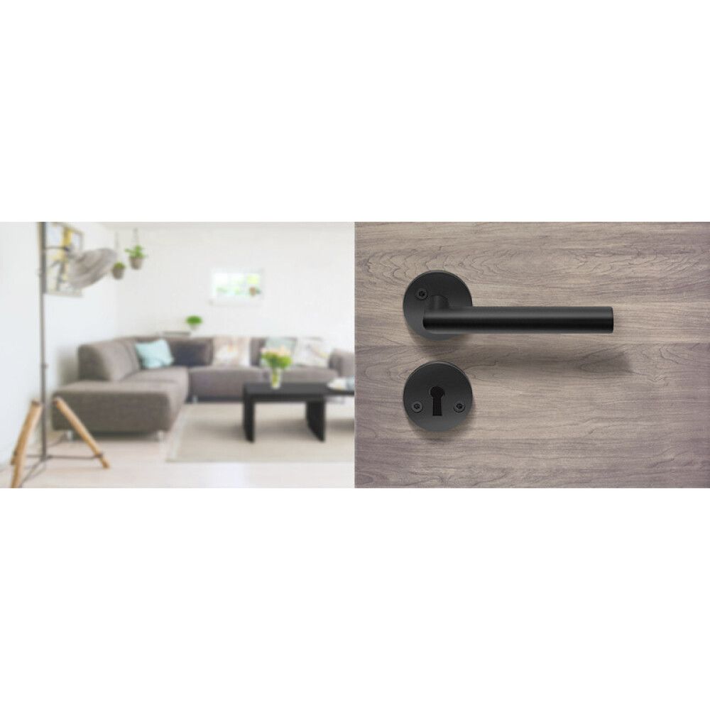 Väliovenpainike Beslagsboden B236BN/3 Mattamusta 3 kpl