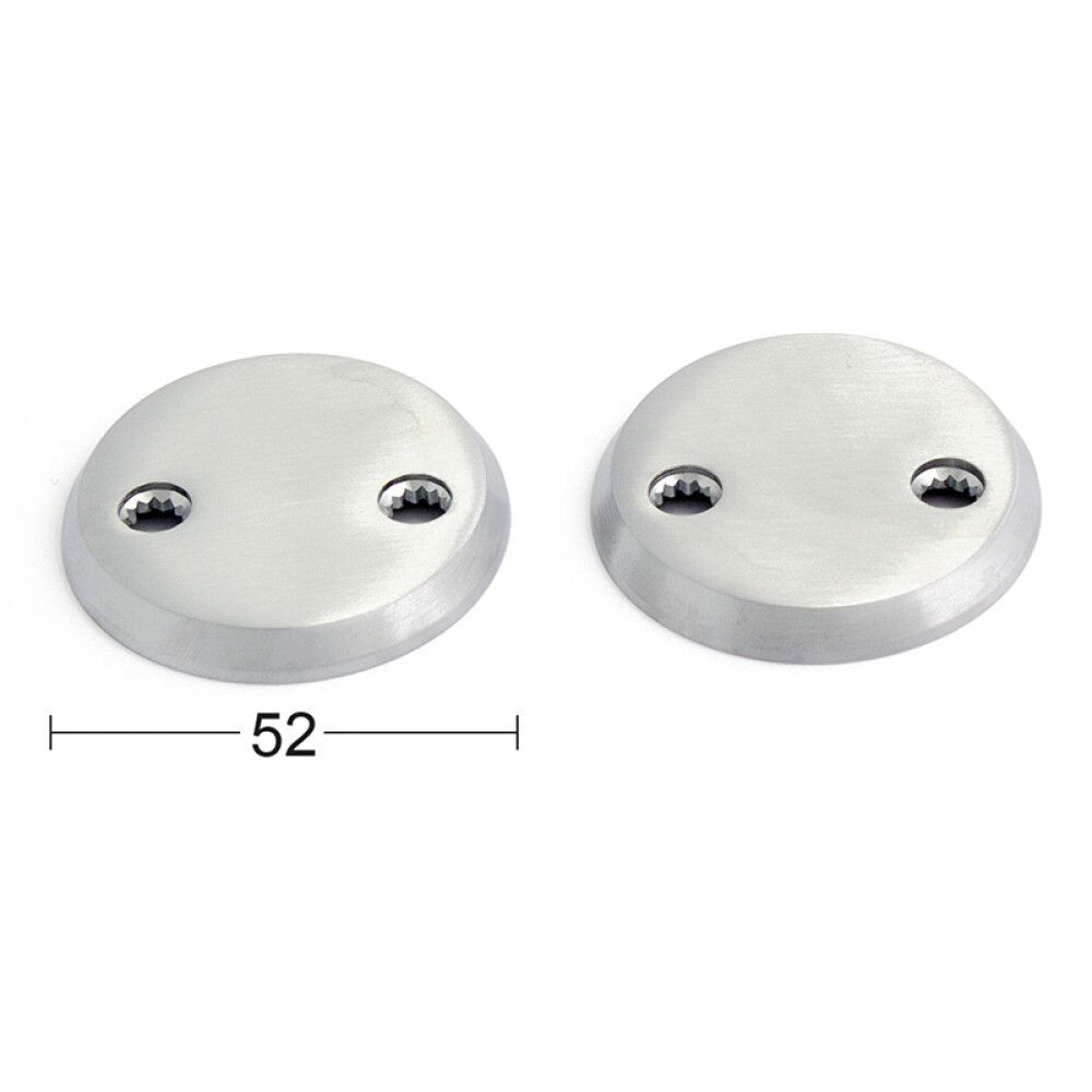 Peitekilpi Habo 4265 harjattu kromi Ø 52 mm