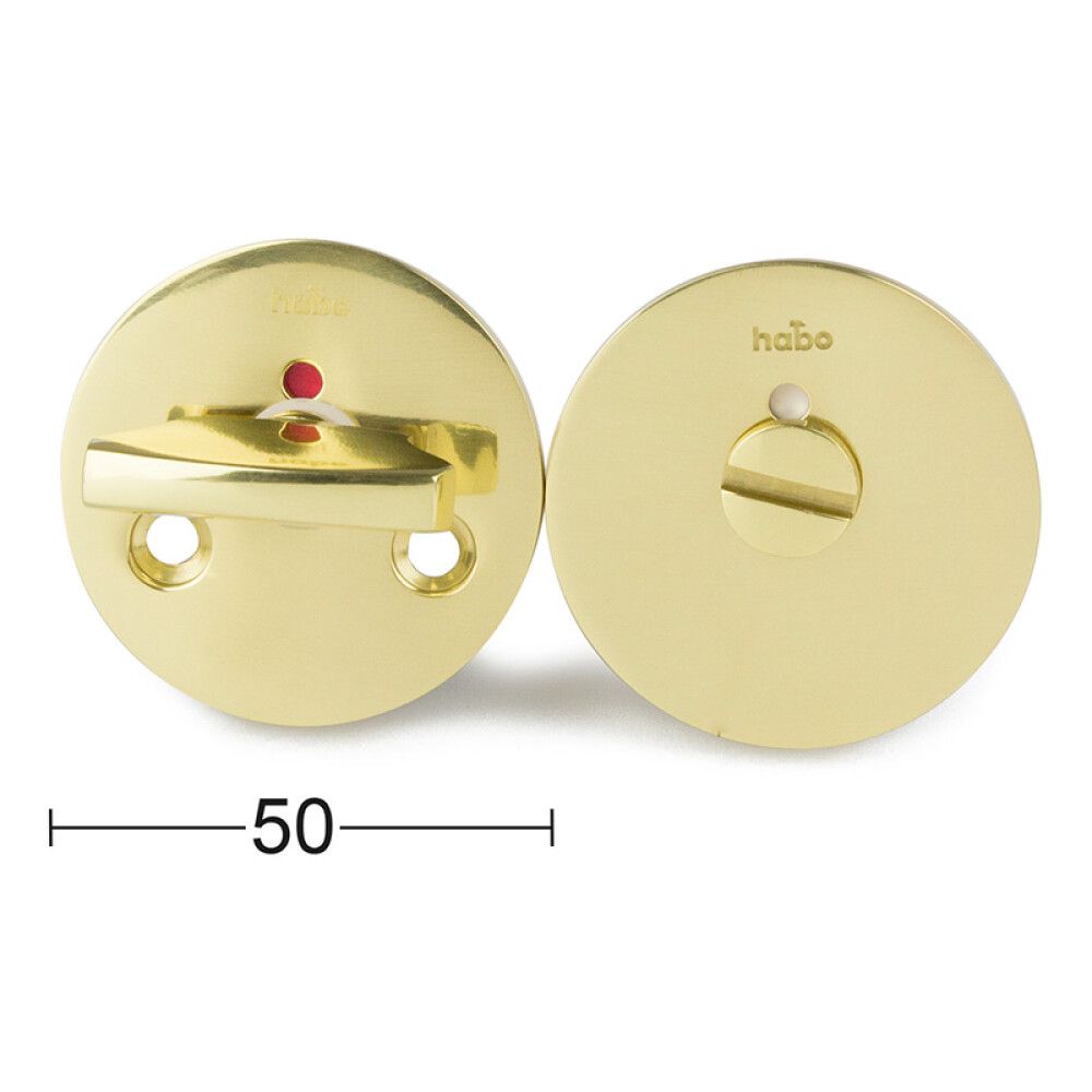 WC-vääntönuppi Habo F262 Kiillotettu messinki