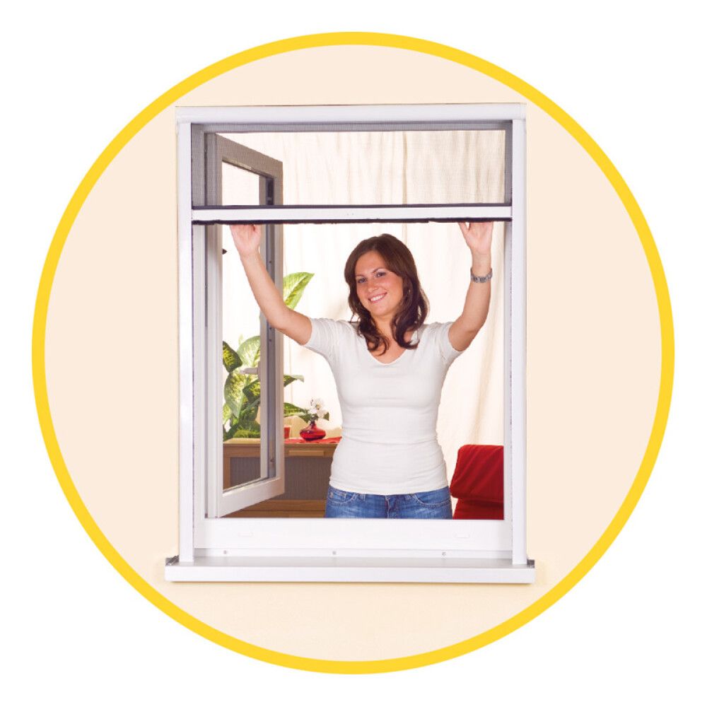 Hyönteisverkko Ikkunaan Easy Life Valkoinen 125 x 170 cm