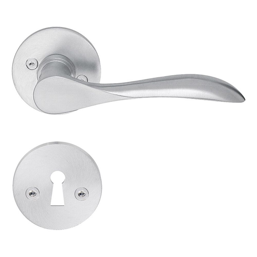 Väliovenpainike Beslagsboden Design B857KMN Mattaharjattu kromi