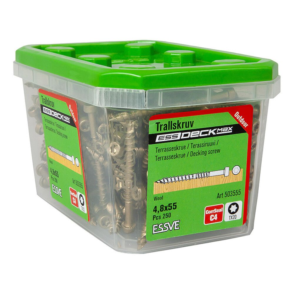 Terassiruuvi Essve ESSDECK MAX CS 4,8 x 55 mm 250 kpl