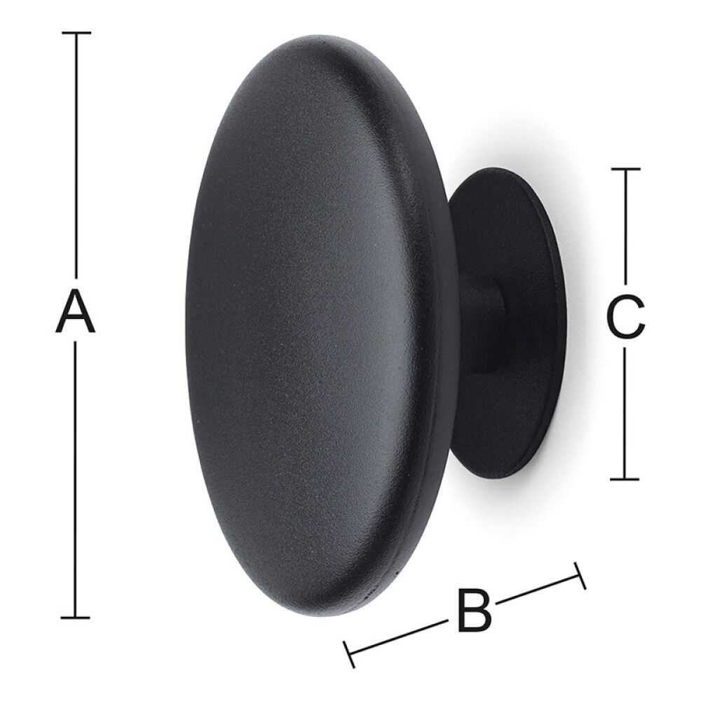 Koukku Habo Spot Iso 93 mm Musta