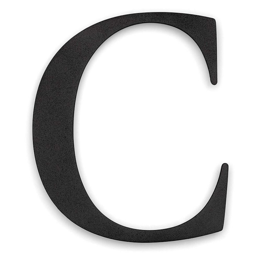 Talokirjain Habo Century musta C