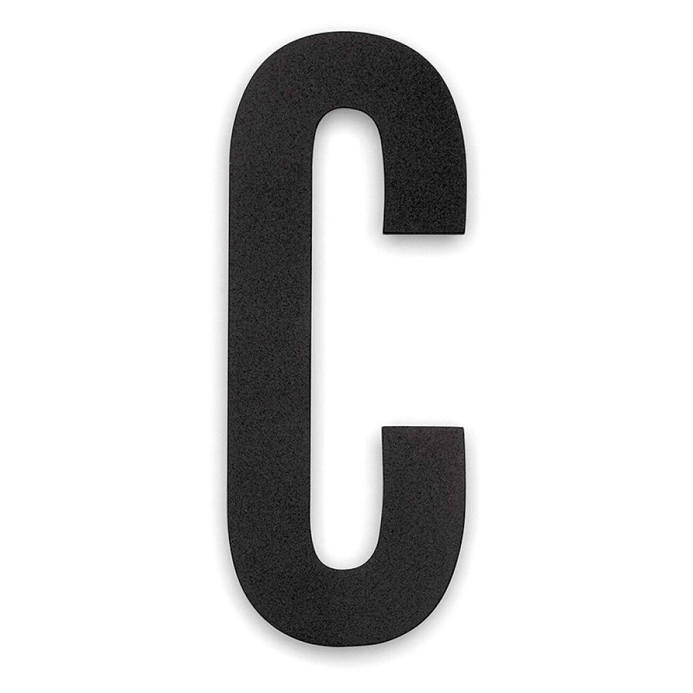 Talokirjain Habo Work musta C