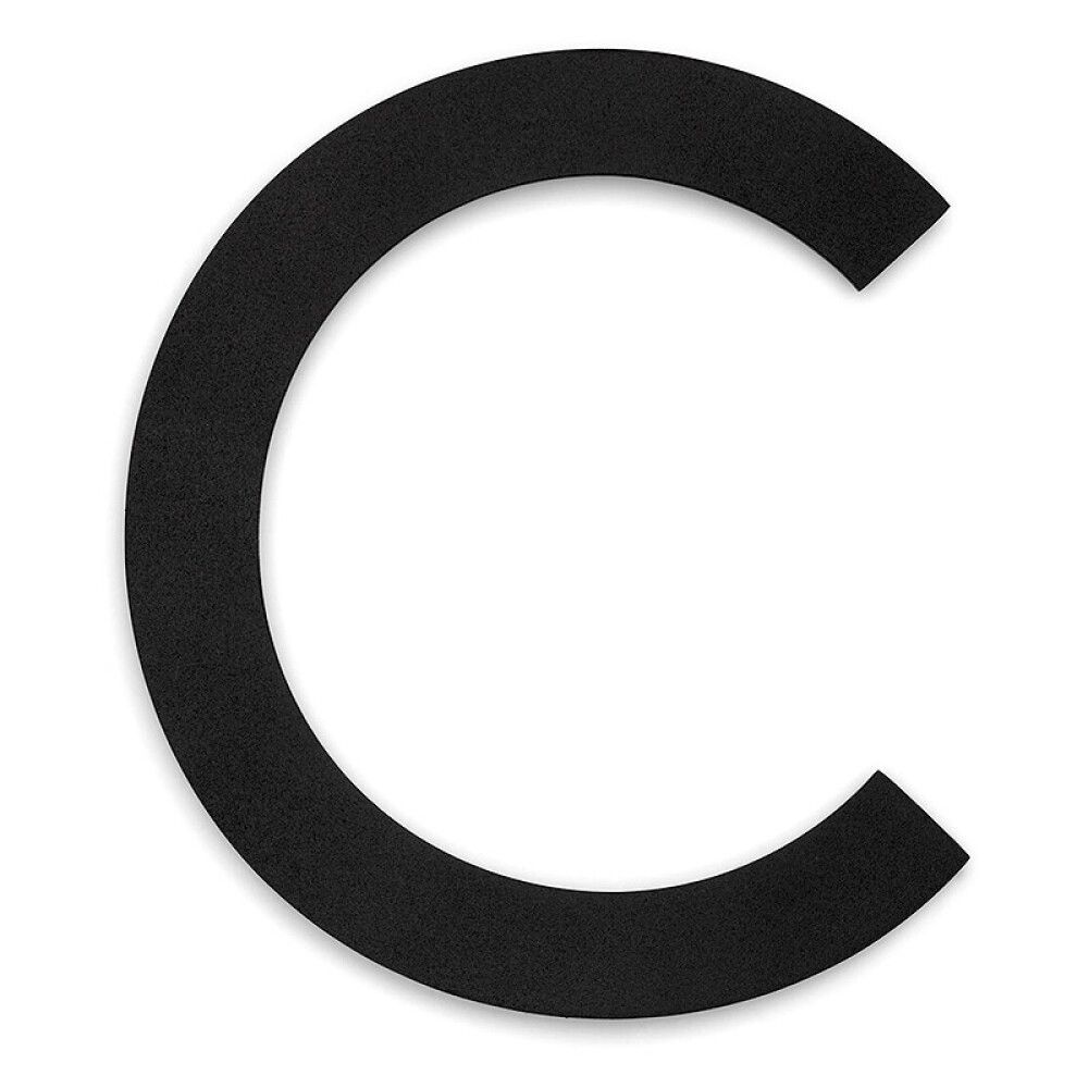 Talokirjain Habo Home musta C