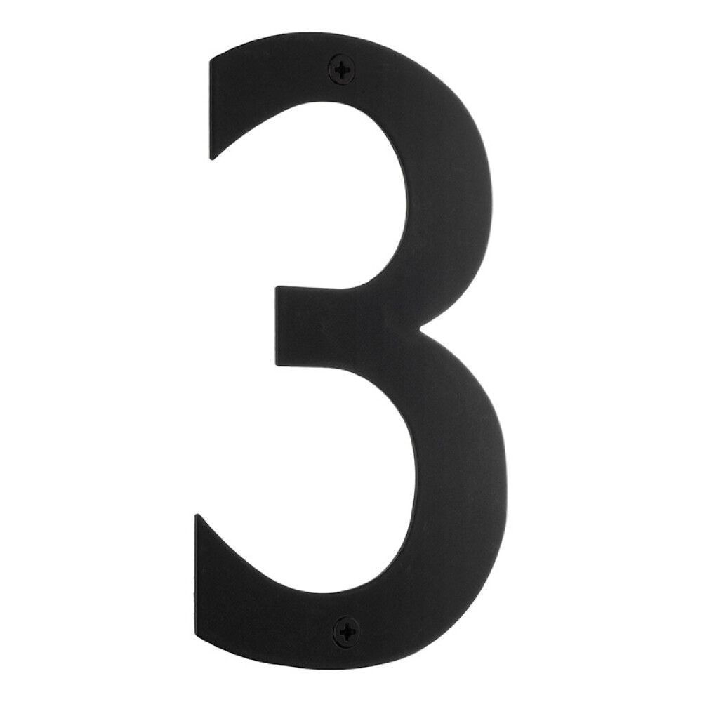 Talonumero Beslagsboden Matta Musta RST Nro. 3