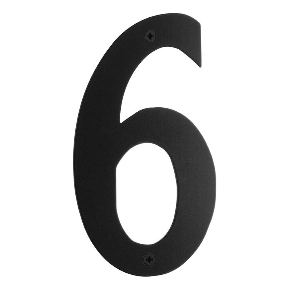 Talonumero Beslagsboden Matta Musta RST Nro. 6