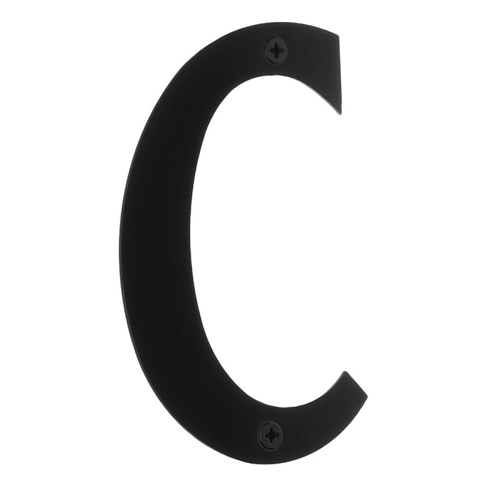 Talokirjain Beslagsboden Matta Musta RST C