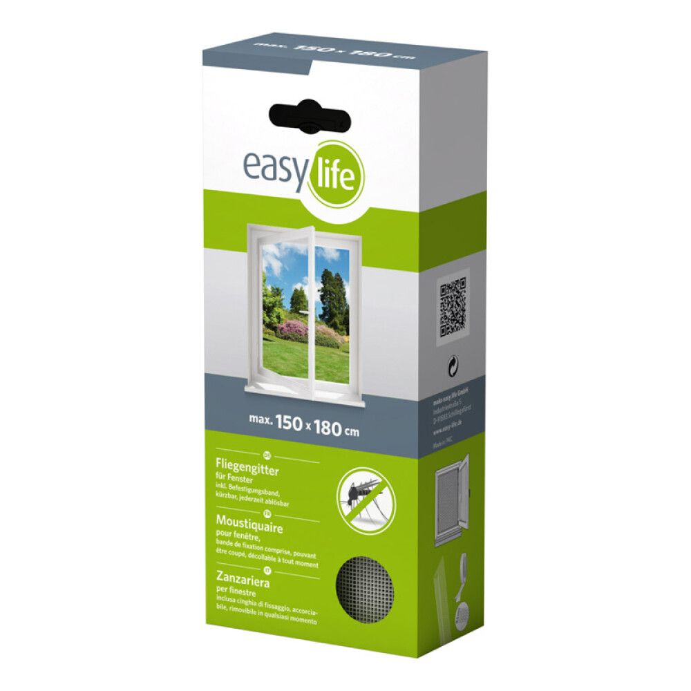 Hyönteisverkko Easy Life 150 x 180 cm Valkoinen